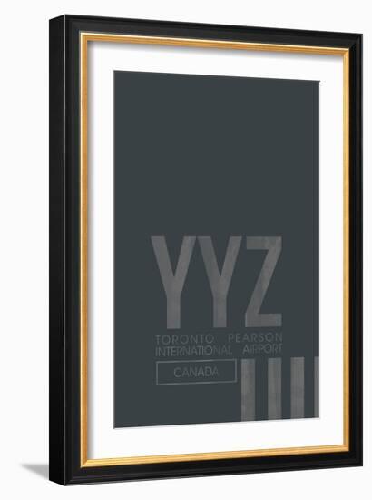 YYZ Airport Layout-08 Left-Framed Giclee Print