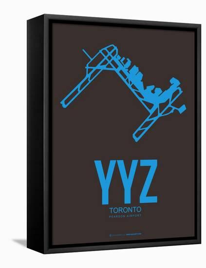 Yyz Toronto Poster 1-NaxArt-Framed Stretched Canvas