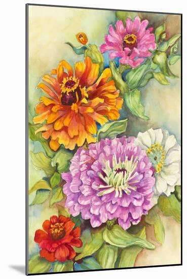 Z for Zinnia-Joanne Porter-Mounted Giclee Print