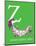 Z is for Zizzer Zazzer Zuzz (green)-Theodor (Dr. Seuss) Geisel-Mounted Art Print