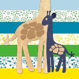 Giraffe Family-Z Studio-Art Print