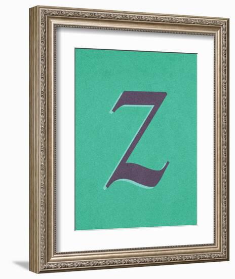 Z-null-Framed Art Print