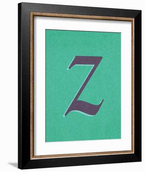 Z-null-Framed Art Print