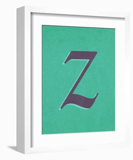 Z-null-Framed Art Print