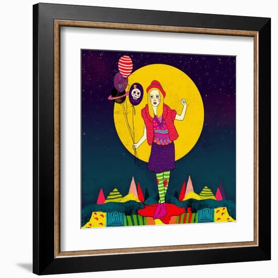 Z-Diela Maharanie-Framed Art Print