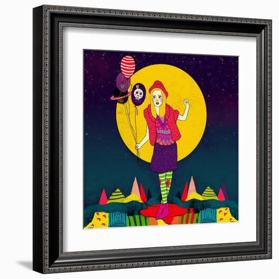 Z-Diela Maharanie-Framed Art Print