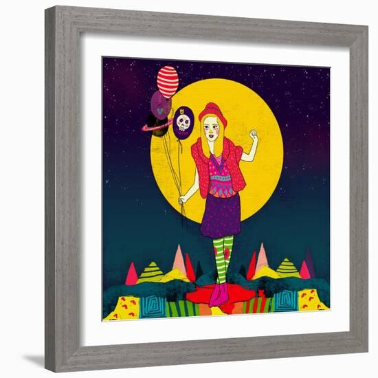 Z-Diela Maharanie-Framed Art Print