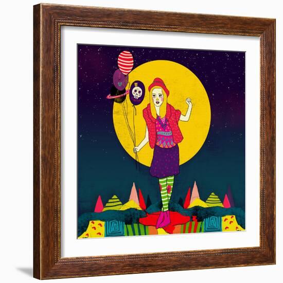 Z-Diela Maharanie-Framed Art Print