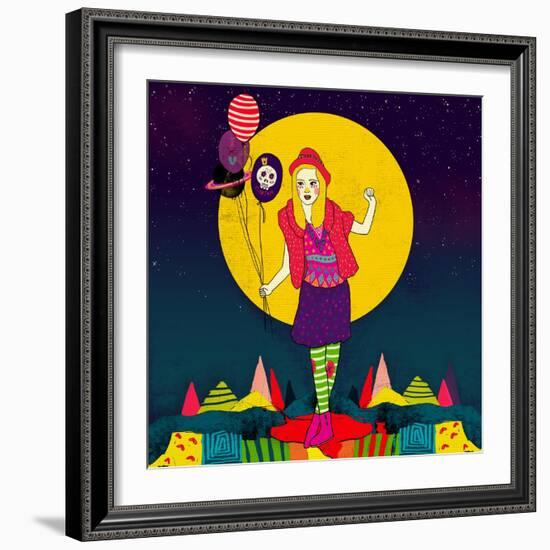 Z-Diela Maharanie-Framed Art Print