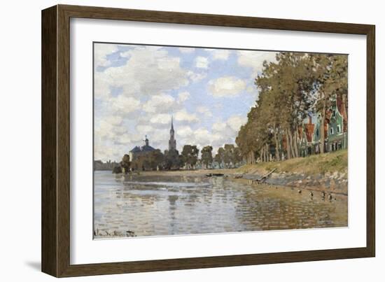 Zaandam, 1871-Claude Monet-Framed Giclee Print