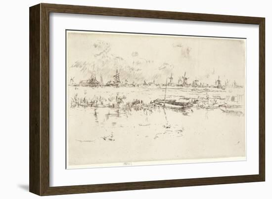 Zaandam, 1889-James Abbott McNeill Whistler-Framed Giclee Print