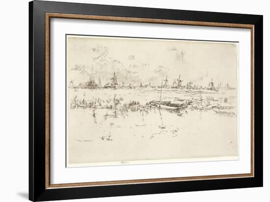 Zaandam, 1889-James Abbott McNeill Whistler-Framed Giclee Print