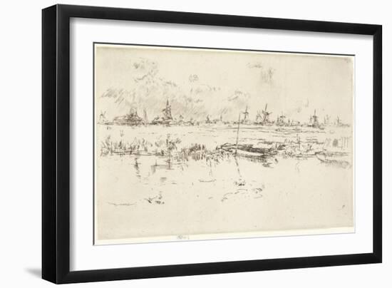 Zaandam, 1889-James Abbott McNeill Whistler-Framed Giclee Print