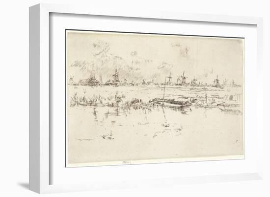 Zaandam, 1889-James Abbott McNeill Whistler-Framed Giclee Print