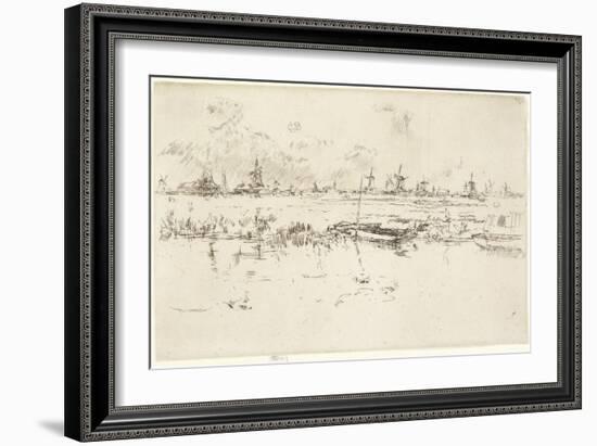 Zaandam, 1889-James Abbott McNeill Whistler-Framed Giclee Print