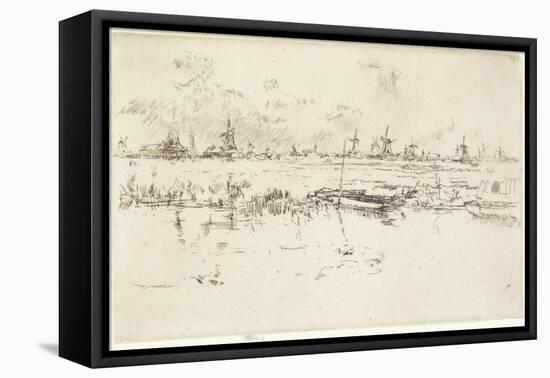 Zaandam, 1889-James Abbott McNeill Whistler-Framed Premier Image Canvas