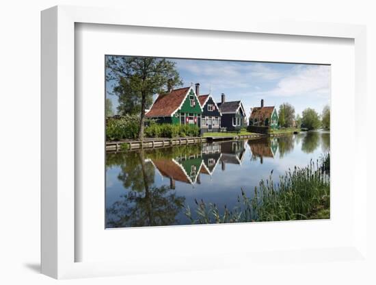 Zaanse Schans, Zaandam Near Amsterdam, Holland, the Netherlands-Gary Cook-Framed Photographic Print