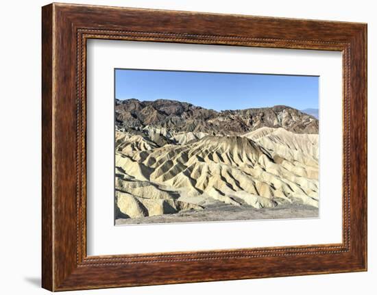 Zabriskie Point in Death Valley National Park, California-demerzel21-Framed Photographic Print