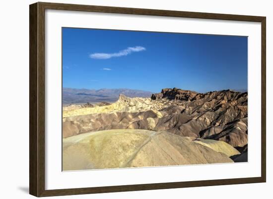 Zabriskie Point in Death Valley National Park, California-demerzel21-Framed Photographic Print