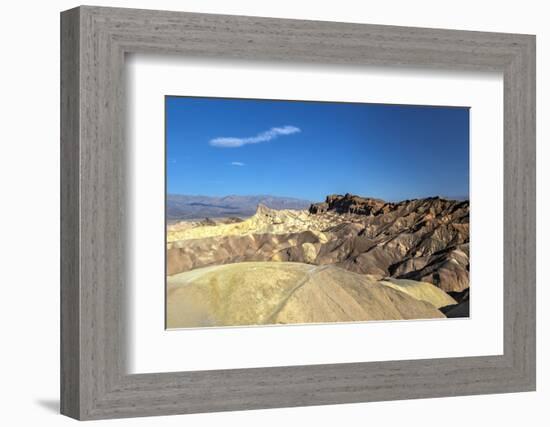 Zabriskie Point in Death Valley National Park, California-demerzel21-Framed Photographic Print