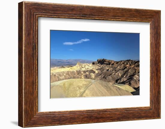 Zabriskie Point in Death Valley National Park, California-demerzel21-Framed Photographic Print