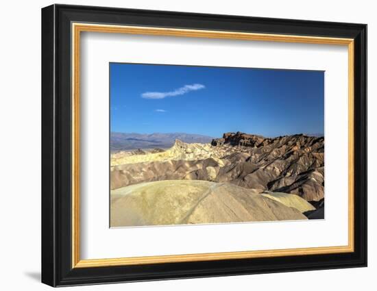 Zabriskie Point in Death Valley National Park, California-demerzel21-Framed Photographic Print