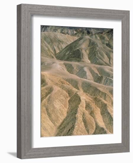 Zabriskie Point in the Death Valley National Park, California (USA)-Theo Allofs-Framed Photographic Print