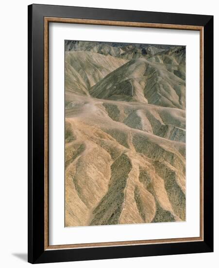 Zabriskie Point in the Death Valley National Park, California (USA)-Theo Allofs-Framed Photographic Print