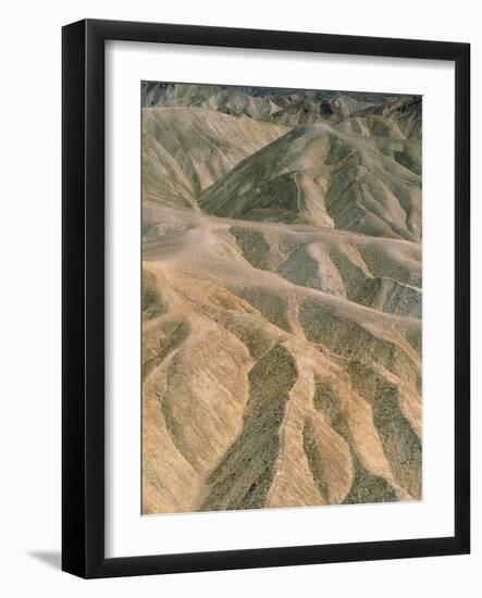 Zabriskie Point in the Death Valley National Park, California (USA)-Theo Allofs-Framed Photographic Print