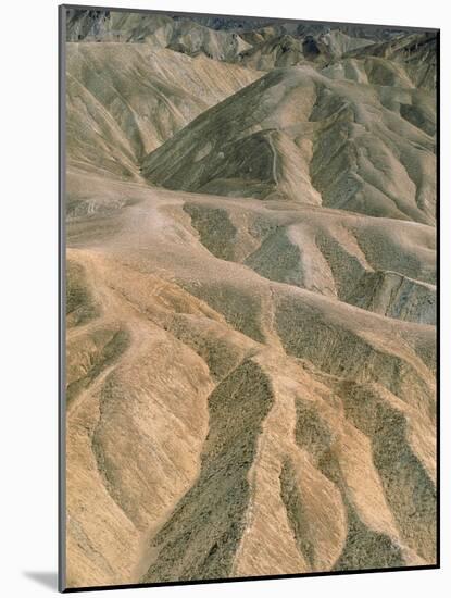 Zabriskie Point in the Death Valley National Park, California (USA)-Theo Allofs-Mounted Photographic Print