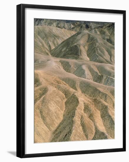 Zabriskie Point in the Death Valley National Park, California (USA)-Theo Allofs-Framed Photographic Print