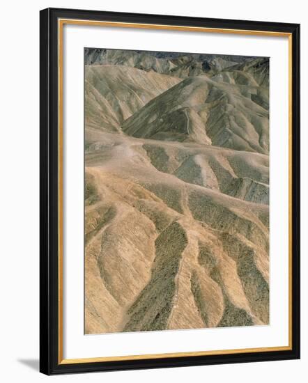 Zabriskie Point in the Death Valley National Park, California (USA)-Theo Allofs-Framed Photographic Print