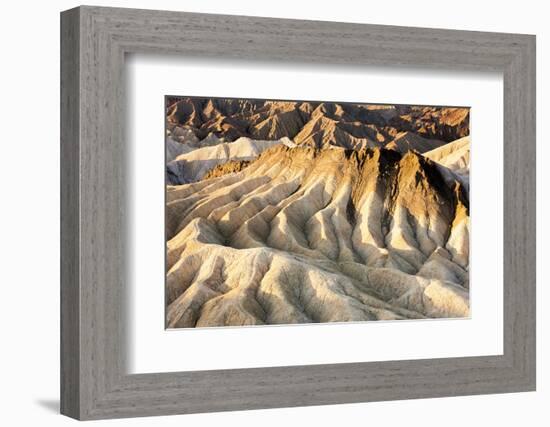 Zabriskie Point overlook. Death Valley, California.-Tom Norring-Framed Photographic Print