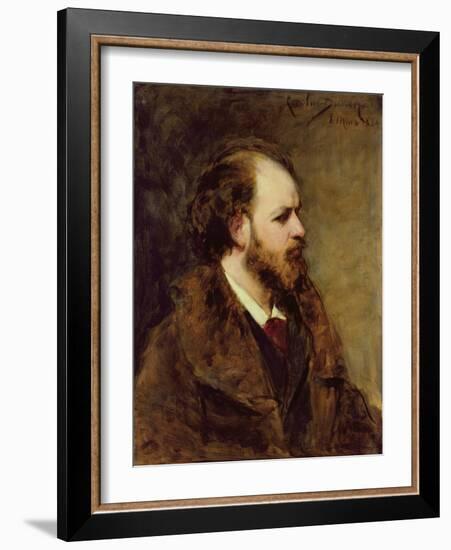 Zacharie Astruc, 1884 (Oil on Canvas)-Charles Emile Auguste Carolus-Duran-Framed Giclee Print