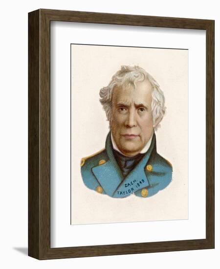 Zachary Taylor Known as "Old Rough-And-Ready" American Soldier 12th Us President-null-Framed Photographic Print