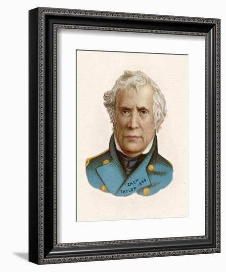 Zachary Taylor Known as "Old Rough-And-Ready" American Soldier 12th Us President-null-Framed Photographic Print