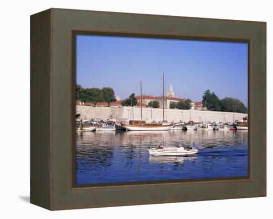 Zadar, Dalmatian Coast, Croatia-Charles Bowman-Framed Premier Image Canvas