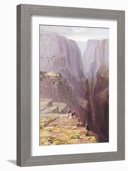 Zagori, Greece, 1860-Edward Lear-Framed Giclee Print