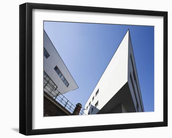 Zaha Hadid Designed Apartments, Spittelau, Vienna, Austria, Europe-Jean Brooks-Framed Photographic Print