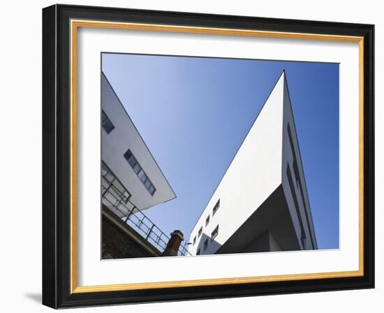 Zaha Hadid Designed Apartments, Spittelau, Vienna, Austria, Europe-Jean Brooks-Framed Photographic Print