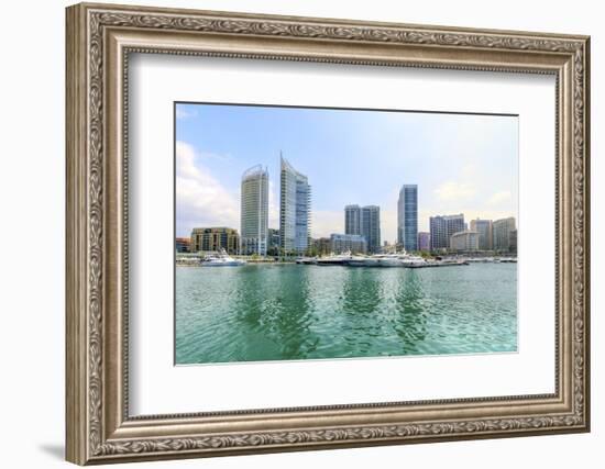 Zaitunay Bay in Beirut, Lebanon-f8grapher-Framed Photographic Print