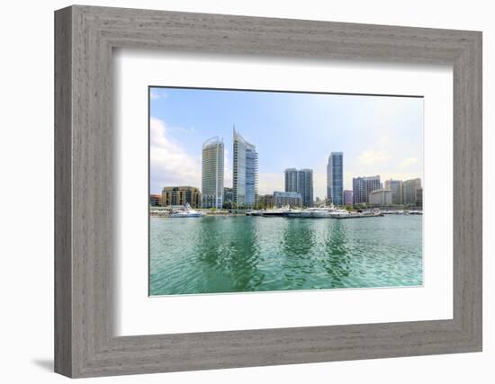 Zaitunay Bay in Beirut, Lebanon-f8grapher-Framed Photographic Print