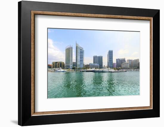 Zaitunay Bay in Beirut, Lebanon-f8grapher-Framed Photographic Print