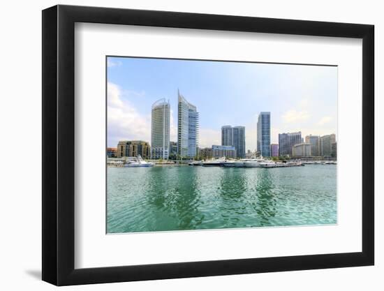 Zaitunay Bay in Beirut, Lebanon-f8grapher-Framed Photographic Print