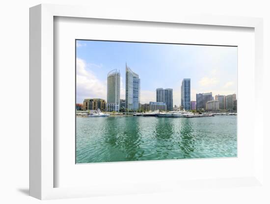 Zaitunay Bay in Beirut, Lebanon-f8grapher-Framed Photographic Print