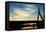 Zakim Bunker Hill Memorial Bridge at Sunset in Boston, Massachusetts-haveseen-Framed Premier Image Canvas