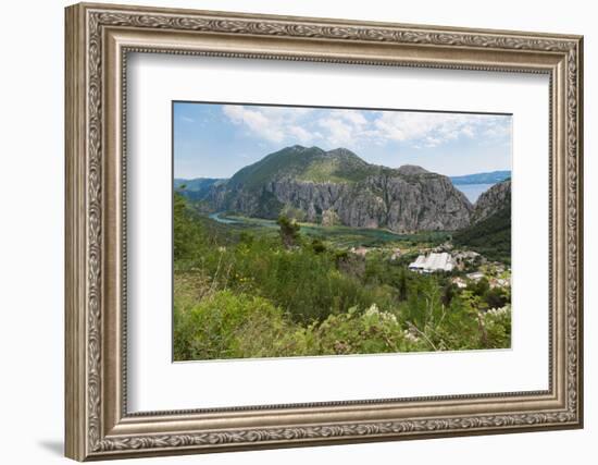 Zakucac, Dalmatia, Croatia. Cetina river near the Zakucac Hydroelectric Power Plant.-null-Framed Photographic Print