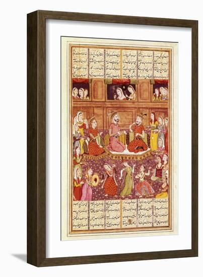 Zal Meets Mihrab of Kabul-null-Framed Art Print