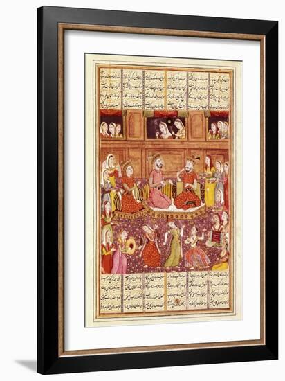 Zal Meets Mihrab of Kabul-null-Framed Art Print