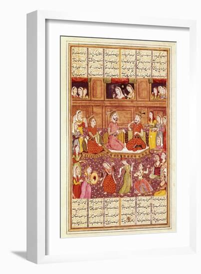 Zal Meets Mihrab of Kabul-null-Framed Art Print